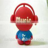 OEM 2gb / 4gb USB Stick PVC Shark Shape USB Flash Drive With Logo Custom thumbnail-1