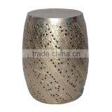 Hammered Copper Drum Table thumbnail-2