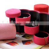 Hot Sale 3-layer Jewelry Box / Colorful Folding Jewelry Storage /High Quality Travel Jewelry Organizer thumbnail-6