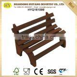 FSC Custom Unfinished Mini Wooden Garden Bench Toy Decor thumbnail-1
