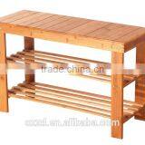 Cheap Different Style Wooden Shoes-changing Bench thumbnail-1
