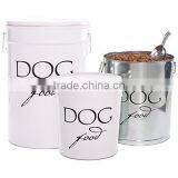 Galvanized Zinc Metal Dog Food Storage Box thumbnail-4