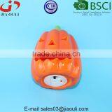 Cheap LED Light Ceramic Halloween Pumpkin thumbnail-6