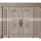 Luxury Antique Solid Wood External Door for Villa and Hotel, Finished by Handcarved BF11-12191c thumbnail-2