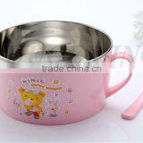 Plastic Bowl With Handle Spoon thumbnail-1
