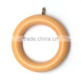 High Quality Light Brown Wood, Curtain Rod Ring Screw Eyelet To Fit Curtain Poles Up To 35mm Diameter thumbnail-3