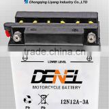 12N12A-3A-1 dry charged Lead acid Battery for Motorcycle