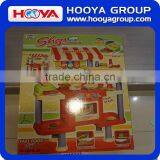 Simulating Snack Bar Toys Set With Kitchen Set and Cashier and Oven thumbnail-1