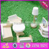 2016 Newest Baby Wooden Doll Furniture, Top Fashion Kids Wooden Doll Furniture, Best Chiodren Wooden Doll Furniture W06B045 thumbnail-2