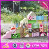 2017 New Design 28 Pieces Educational Kids Wooden Toy Building Blocks W13A120 thumbnail-4