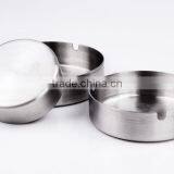 Wholesale Sliver Stainless Steel Metal Auto Ashtray thumbnail-1