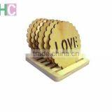 Custom Wood Coaster, Unfinished Wood Coaster thumbnail-1