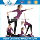 Professional lycra yoga pants womens with soft spandex yarn