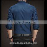 Men's Long Sleeve 100% Cotton Business for Men Dress Shirt Italian Style thumbnail-5