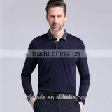 100% Cotton Polo Shirt Long Sleeve Polo Neck Long Sleeve T-shirt Cheap Long Sleeve Polo Shirts thumbnail-1