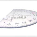 China Kearing Brand High Quality Transplant Plastic Military Round Protractor Plotter#KMP-1 thumbnail-3