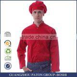 Chef Cook Uniform Red Color Chef Uniform Indonesia thumbnail-1