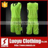 100% Polyester Custom Double Mesh Wholesale Reversible Basketball Jerseys / Uniform thumbnail-1