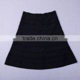 Wholesale 2015 Newest Women Candy Color Stretch Waist Plain Shiny Mini Skirt H1281 thumbnail-6