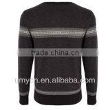 2014 Hot Sale Jacquard Ribbed Wool Blended Men's Pullover Sweater thumbnail-2