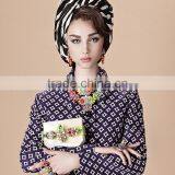 2016 Hot Sales Bulk Flower Resin Crystal Material Gold Chain Flower Pendant Shourouk Statement Necklace Semi Precious Jewellery thumbnail-5