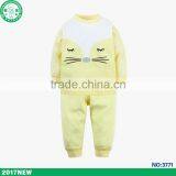Wholesale Cotton Baby Sleep Suit Kids Cotton Pajama Sets thumbnail-4
