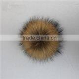 Myfur Real Raccoon Fur Ball for Beanie Hat Big Size Puff Fur Pompom thumbnail-3
