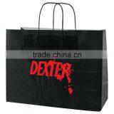 USA Made Gloss Coated Shopping Bag - Made of #63 White Kraft Paper, Dimensions Are 16" x 6" x 13" and Comes With Your Logo thumbnail-2