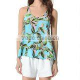 Latest Design Girls Trendy Printed Chiffon Top thumbnail-1