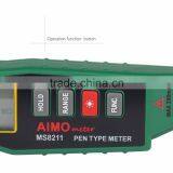 2017 Hot Sale MS8211 Digital Pen Type Multimeter Multitester Handheld Meter DMM Non-contact Voltage NCV Detector thumbnail-4