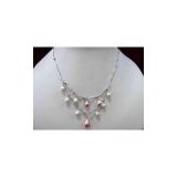 Sell Pearl Necklace with Silver Chain