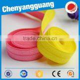 China Factory Wholesale Beautiful Solid Color Velvet Fold Over Elastic thumbnail-4