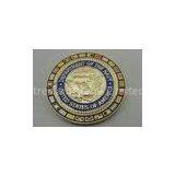 Gold Plating Personalized Navy Coin for Awards / Souvenir / Holiday, Rope Edge Coin thumbnail-1