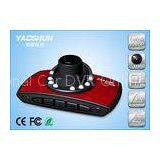 170 Degree Wide Angle Car DVR Recorder NT96650 Moving Detect With GPS Antenna thumbnail-1