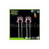 Super Bright LEDs 8mm 20 LM - 30LM , Straw Hat RedLEDDiode 150mA 620nm - 625nm
