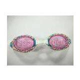 Confettitinted Swimming Goggles , Polycarbonate Lens Anti Fog Safety Glasses