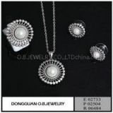 E2733 And P2504 And R6484 Imitation Pearl Jewelry Set