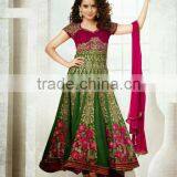 Indian Traditional Bollywood Wedding Bridal Designer Embroidered Party Wear Salwar Suit thumbnail-1