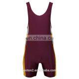Wholesale Cheap Sublimation Printed Men's Wrestling Singlet thumbnail-5