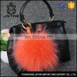 Plus Size 100% Raccoon Fur Pompom Ball Accessories Keychain thumbnail-2