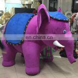 HI CE Customized Giant Inflatable Purple Elephant Costume for Sale thumbnail-3