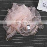 New Ladies Lace Simple Silk Gauze Kerchief Nail Bead 140*140cm Scarves thumbnail-6