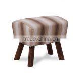 Modern Upholstery Stool,Fabric Covered Stool,Wood Stool thumbnail-4