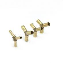 Brass Pagoda Head Integrated Three-way Water Pipe Gas Hose Green Connector thumbnail-2