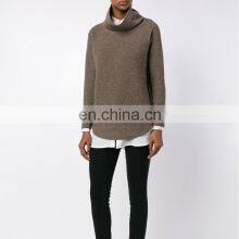 Turtleneck 7GG Winter Thick Cashmere Pullover Sweater for Lady thumbnail-1