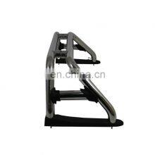 High Quality Stainless Steel Pick Up Roll Bar With LED Light Top For Hilux Navara NP300 D40 D22 Isuzu Ford Ranger thumbnail-2