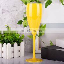 High Quality Reusable Plastic Wholesale Modern Luxury Unbreakable Unique Large Color Wine Glasses thumbnail-2