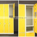 6 Door Colorful Steel Locker,6 Door Storage Metal Locker Cabinet ,6 Door Gym Colorful Locker thumbnail-2
