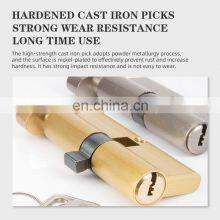 China Supplier High Quality Home Security Cylinder Door Lock Core With 2 Piece Key thumbnail-5