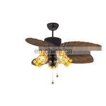 Modern Designer Decorative Vintage Bedroom Luxury Ceiling Light Remote Control Led Ceiling Fans Chandeliers & Pendant Lights thumbnail-1